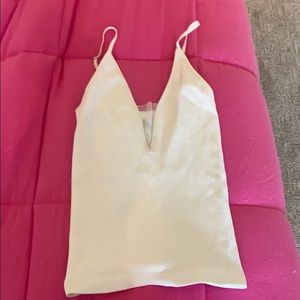 Free people white tank top